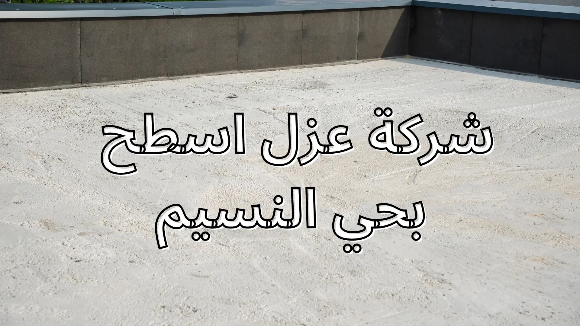 شركة عزل اسطح بحي النسيم