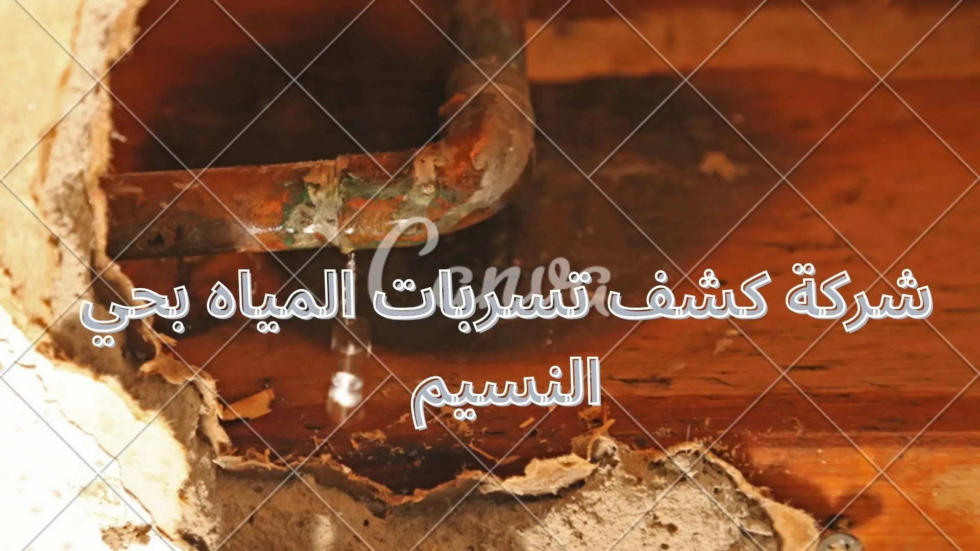 شركة كشف تسربات المياه بحي النسيم